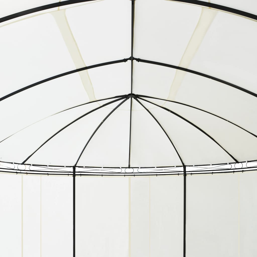 Gartenpavillon Creme 530X350X265 Cm