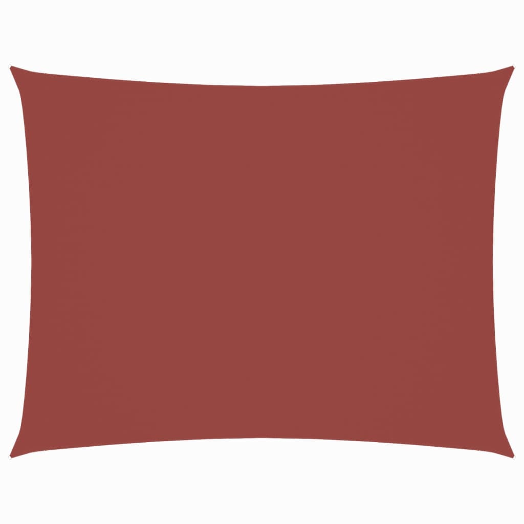 Sonnensegel Oxford-Gewebe Rechteckig 2X4 M -Rot Terrakotta