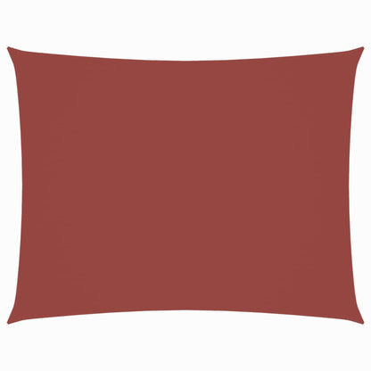 Sonnensegel Oxford-Gewebe Rechteckig 2X4 M -Rot Terrakotta