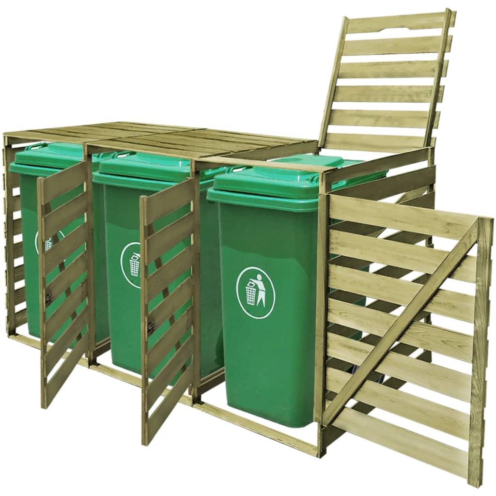 Mülltonnenbox Für 240 L Imprägniertes Holz