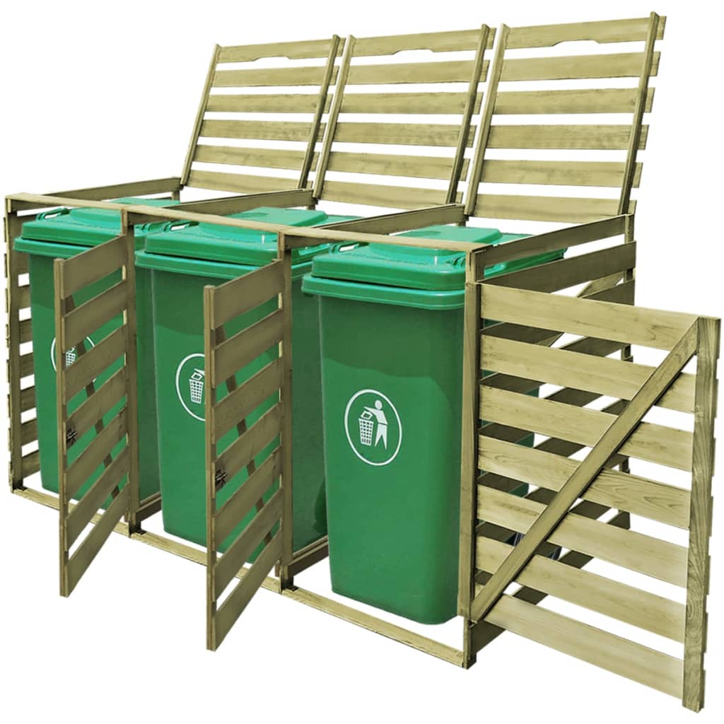 Mülltonnenbox Für 240 L Imprägniertes Holz