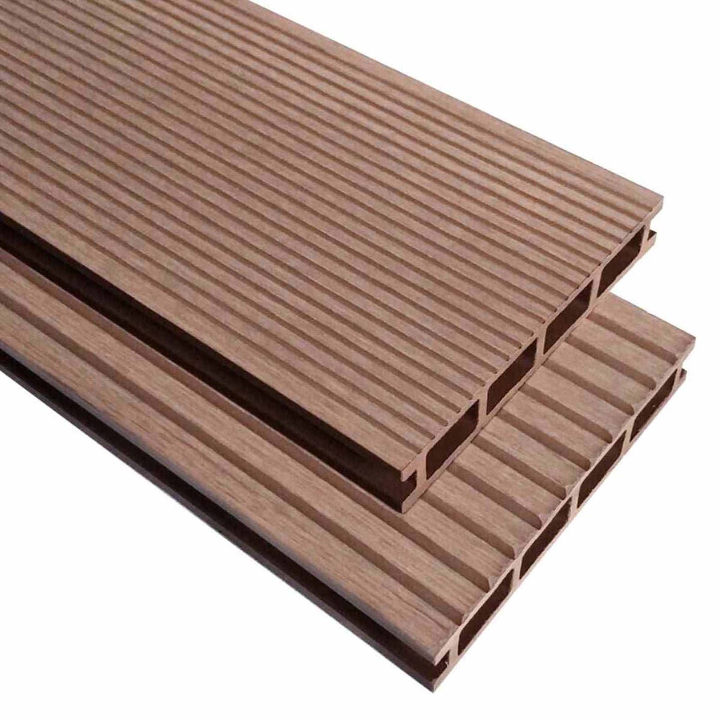 Terrassendiele 6 Pcs Braun Wpc