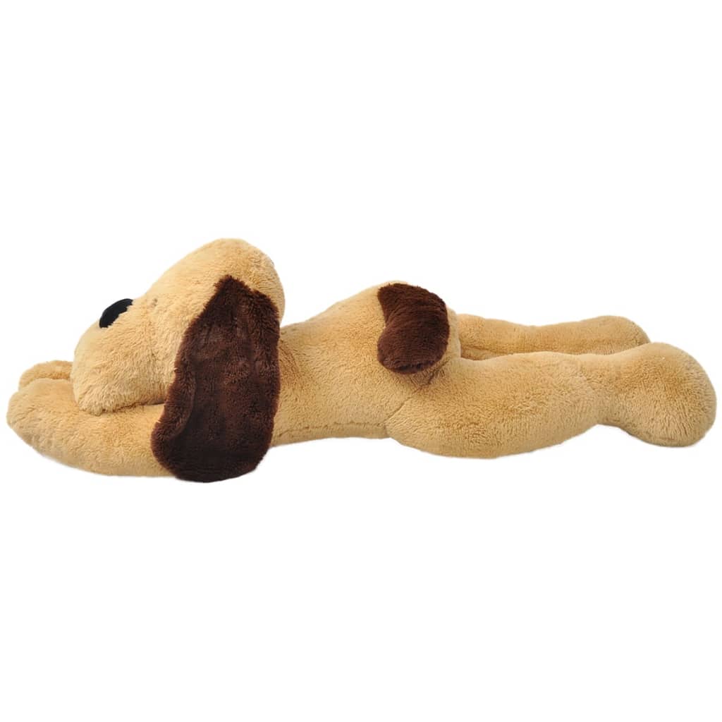 Hund Kuscheltier Plüsch Braun