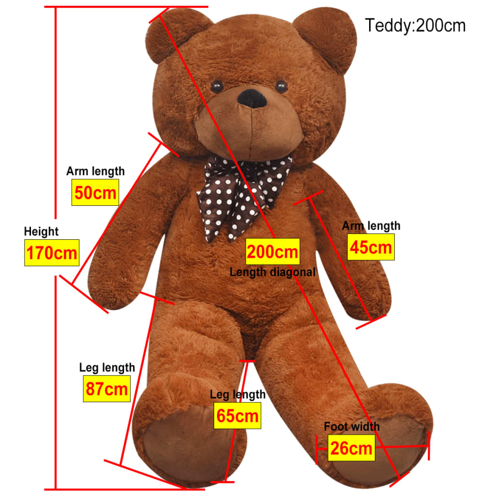 Teddybär Kuscheltier Plüsch 170 Cm