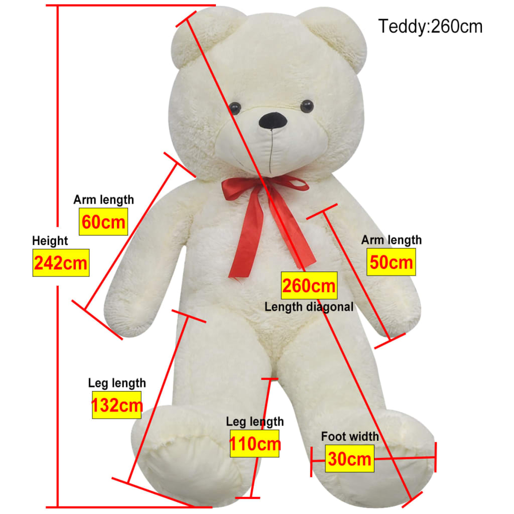 Teddybär Kuscheltier Plüsch 242 Cm
