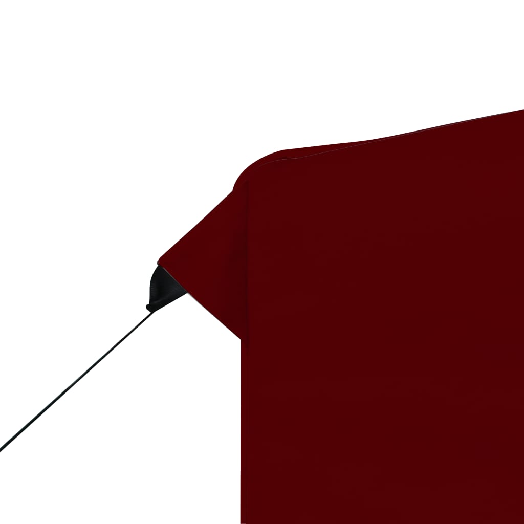 Profi-Partyzelt Faltbar Aluminium 3×3 M Weinrot