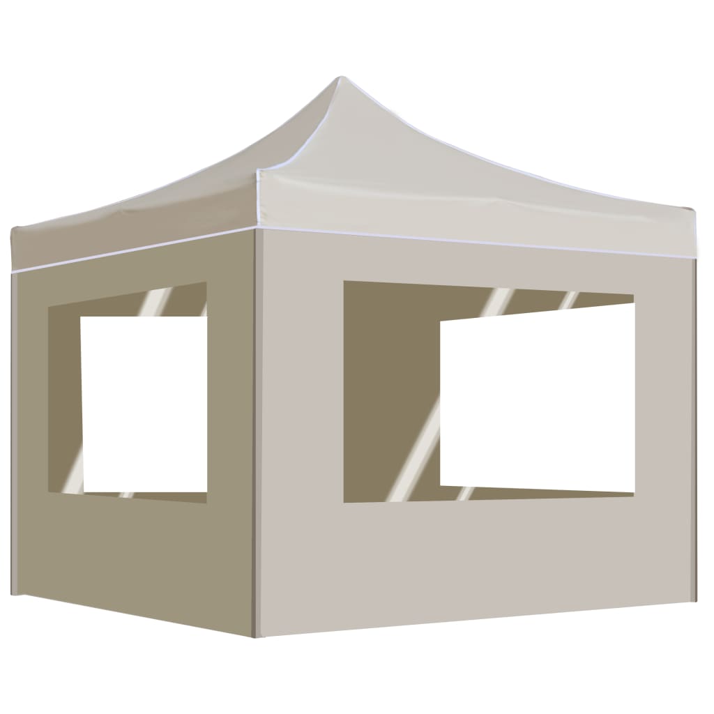 Profi-Partyzelt Faltbar Mit Wänden Aluminium 3X3 M