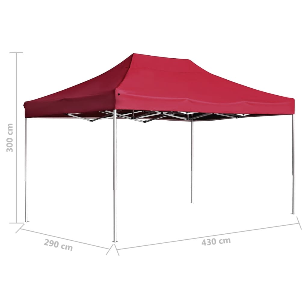 Profi-Partyzelt Faltbar Aluminium 4,5X3 M