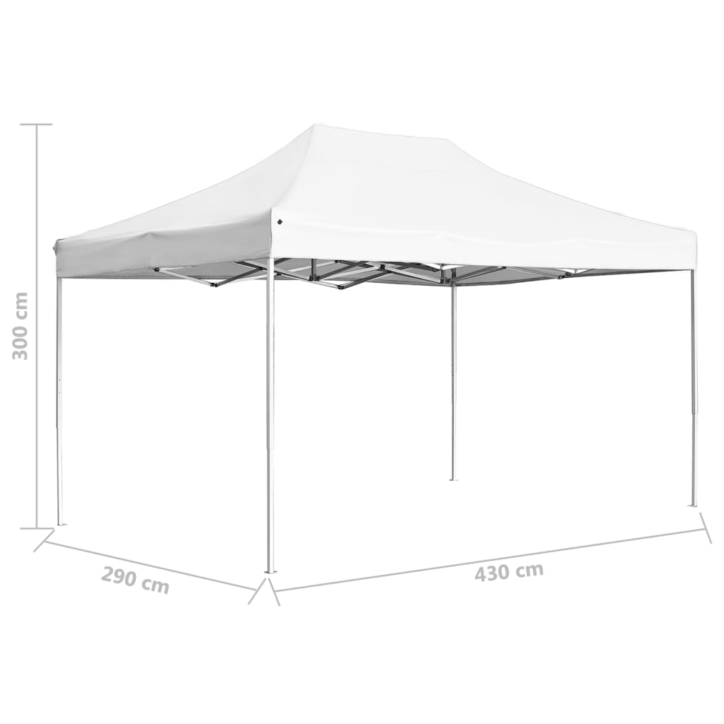 Profi-Partyzelt Faltbar Aluminium 4,5X3 M