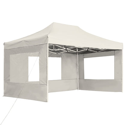 Profi-Partyzelt Faltbar Mit Wänden Aluminium 4,5X3 M