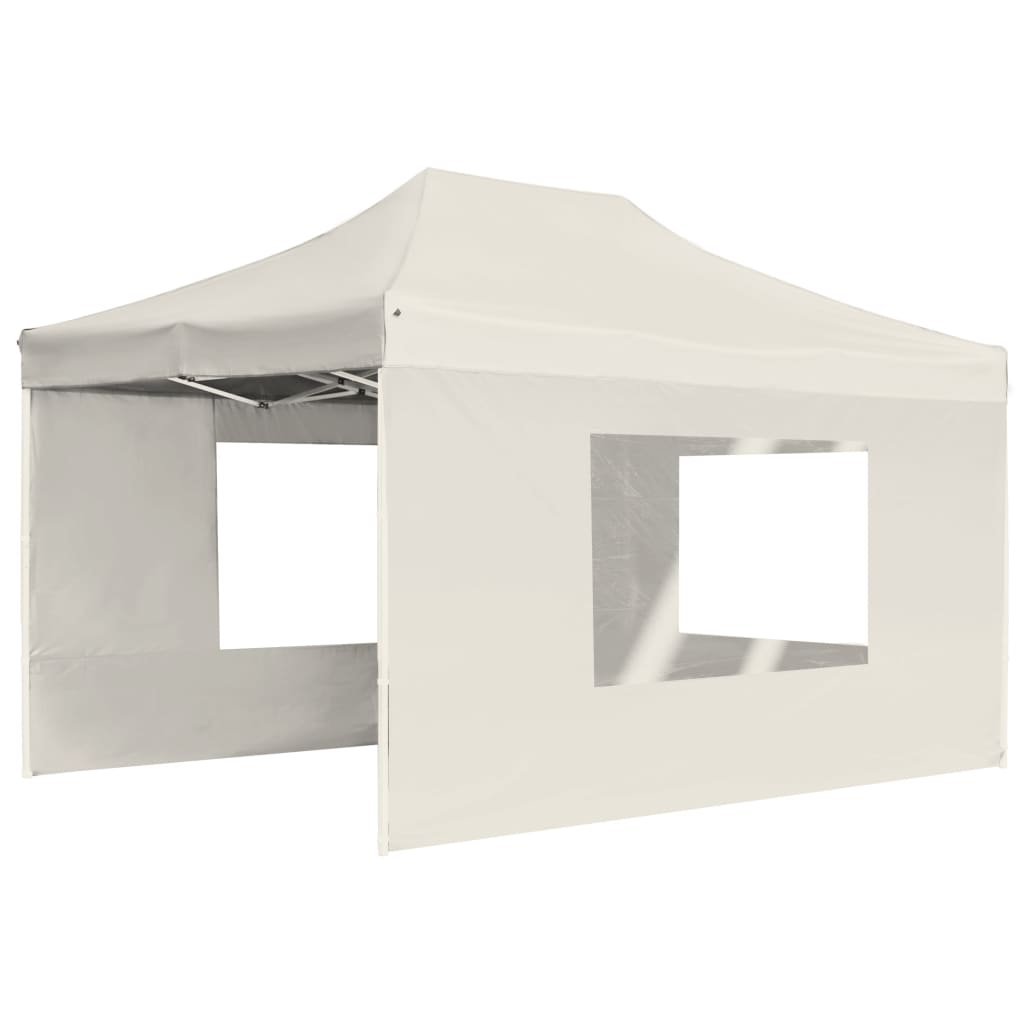 Profi-Partyzelt Faltbar Mit Wänden Aluminium 4,5X3 M