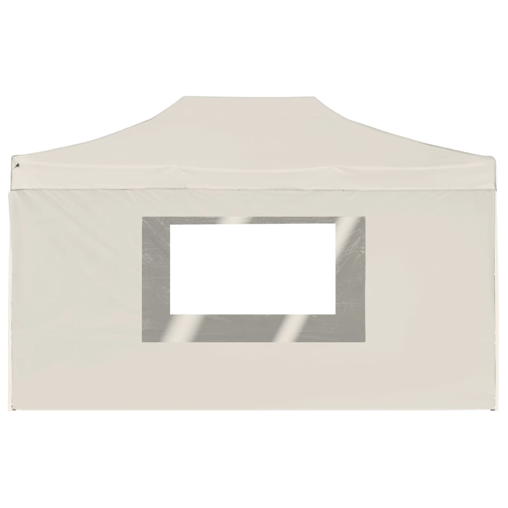 Profi-Partyzelt Faltbar Mit Wänden Aluminium 4,5X3 M