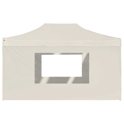 Profi-Partyzelt Faltbar Mit Wänden Aluminium 4,5X3 M