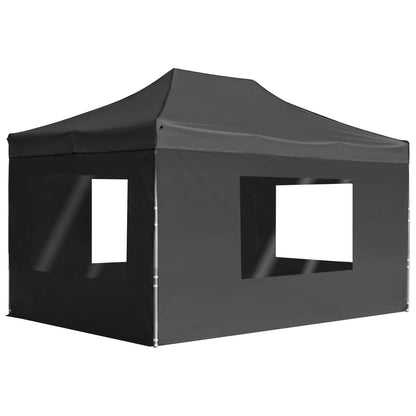 Profi-Partyzelt Faltbar Mit Wänden Aluminium 4,5×3M