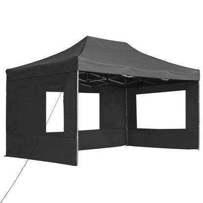 Profi-Partyzelt Faltbar Mit Wänden Aluminium 4,5×3M