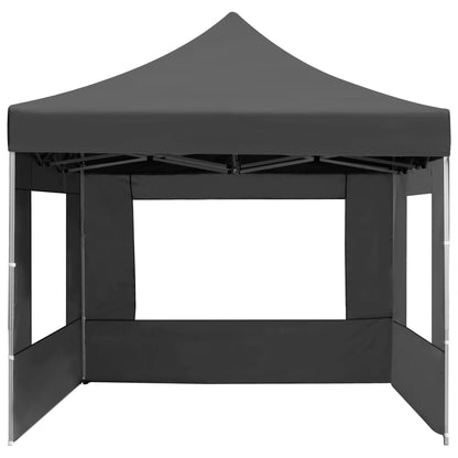 Profi-Partyzelt Faltbar Mit Wänden Aluminium 4,5×3M
