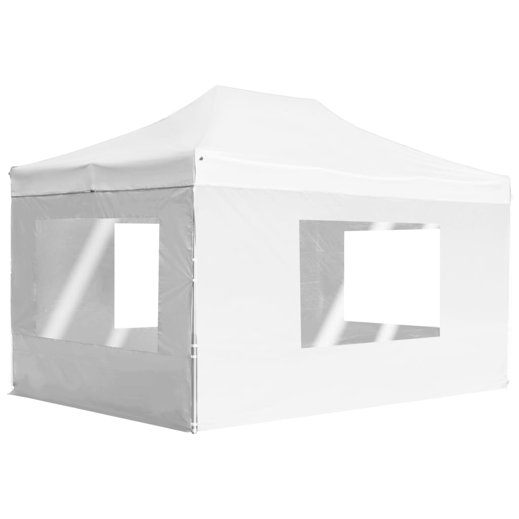 Profi-Partyzelt Faltbar Mit Wänden Aluminium 4,5×3M