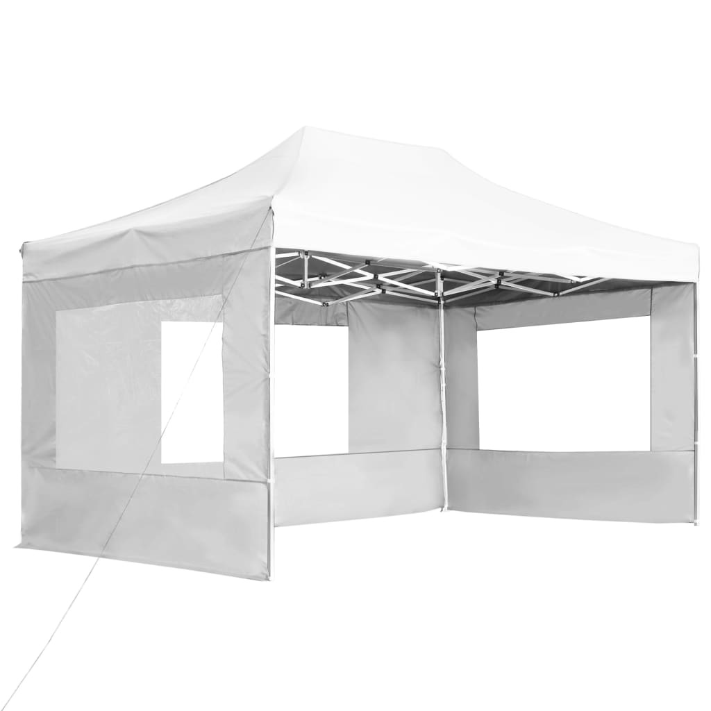Profi-Partyzelt Faltbar Mit Wänden Aluminium 4,5×3M