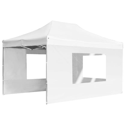 Profi-Partyzelt Faltbar Mit Wänden Aluminium 4,5×3M