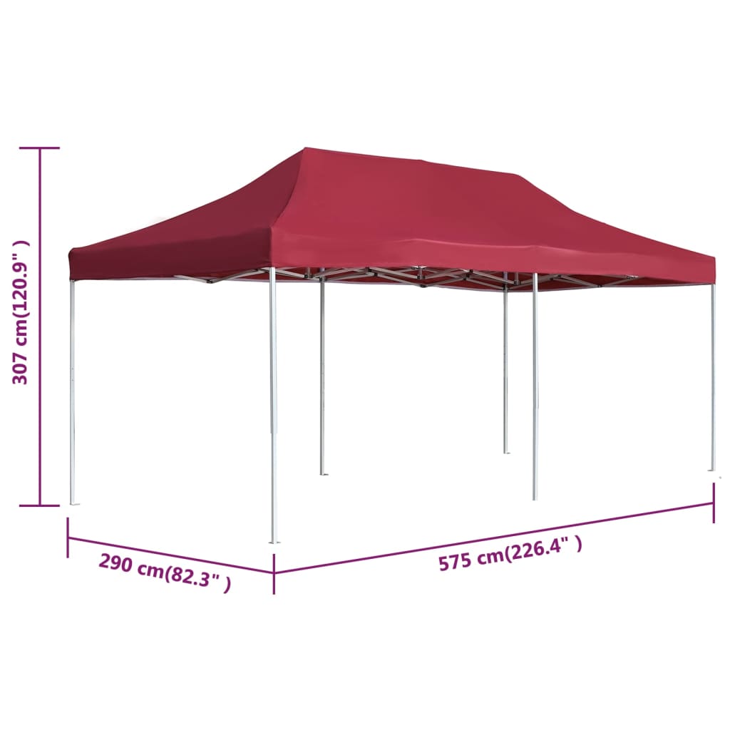 Profi-Partyzelt Faltbar Aluminium 6×3 M