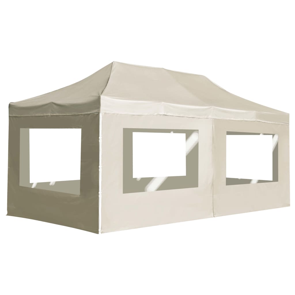 Profi-Partyzelt Faltbar Mit Wänden Aluminium 6×3M