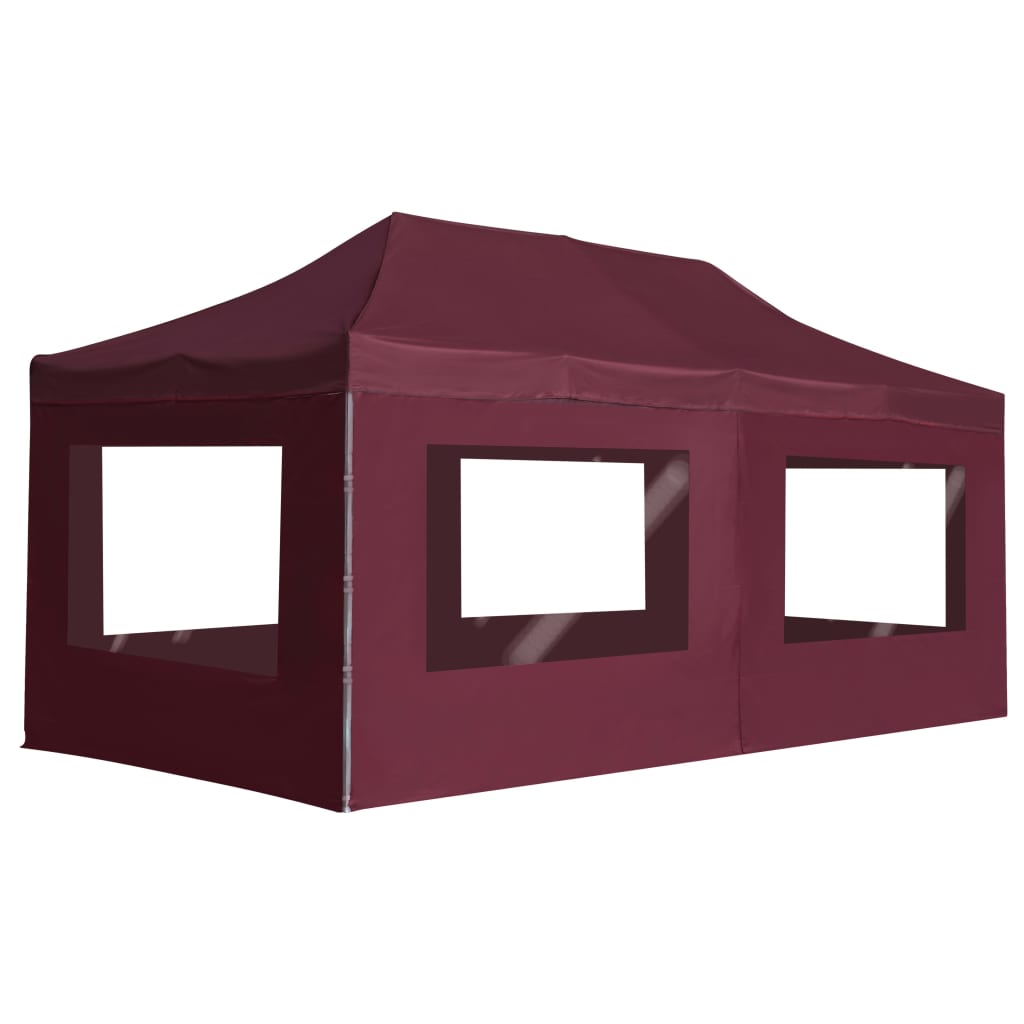 Profi-Partyzelt Faltbar Mit Wänden Aluminium 6×3M