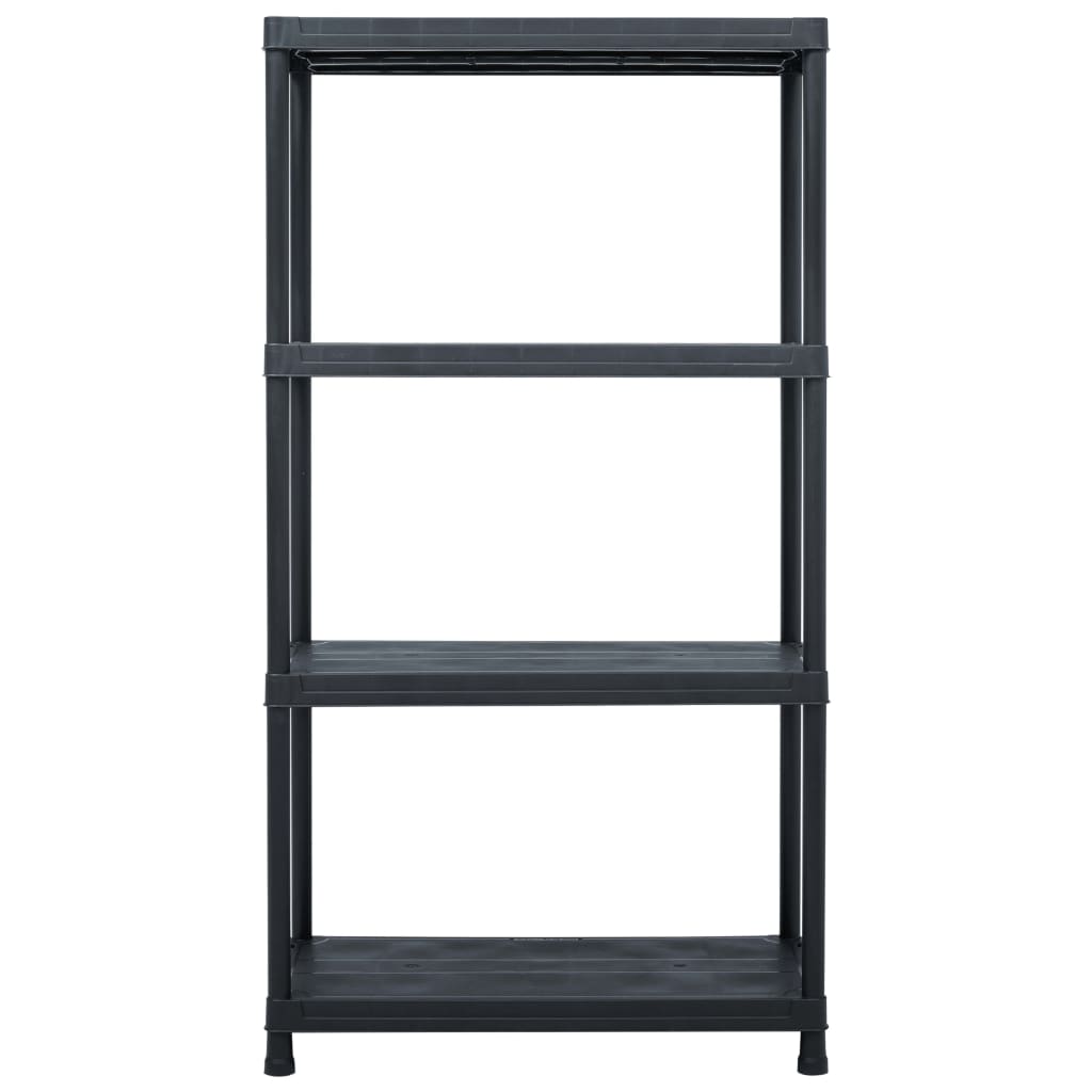 Lagerregal Schwarz 100 Kg Kunststoff