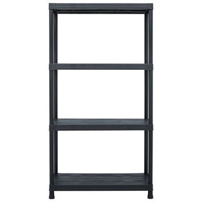 Lagerregal Schwarz 100 Kg Kunststoff