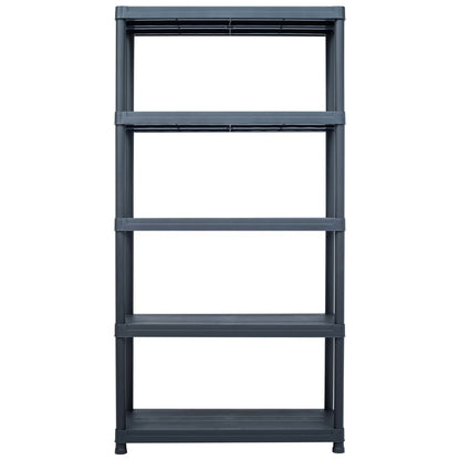 Lagerregal Schwarz 250 Kg Kunststoff