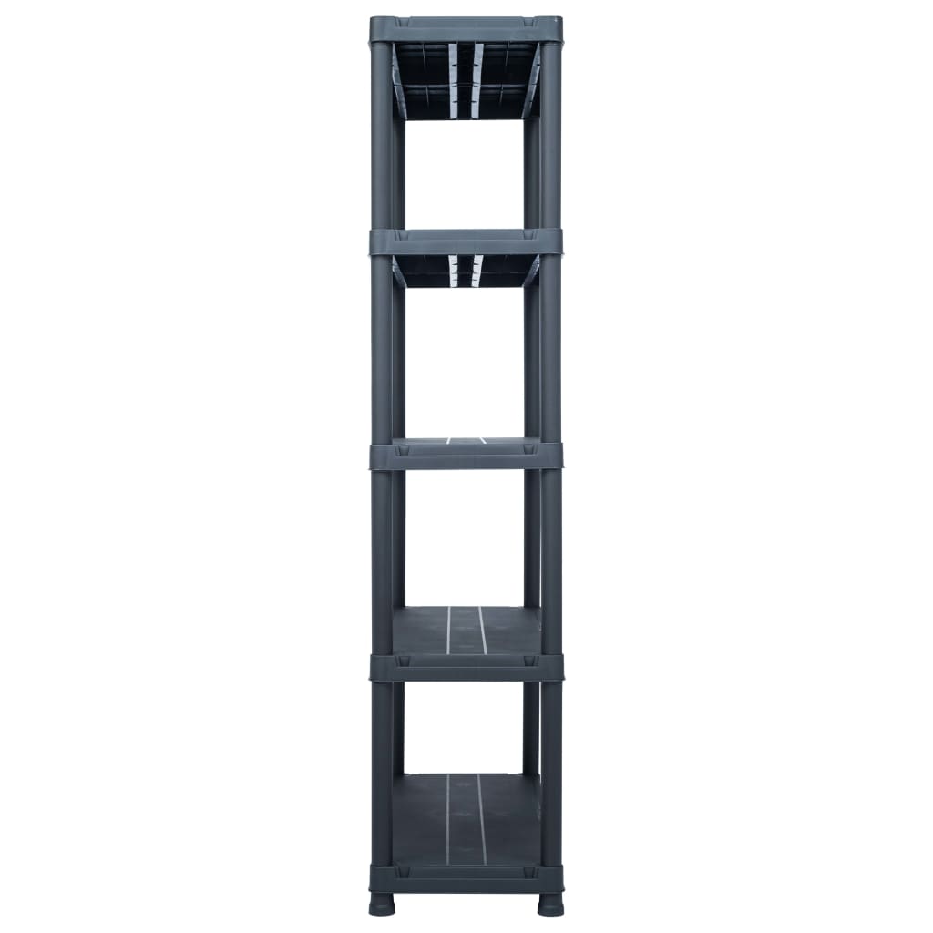 Lagerregal Schwarz 250 Kg Kunststoff