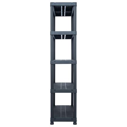 Lagerregal Schwarz 250 Kg Kunststoff