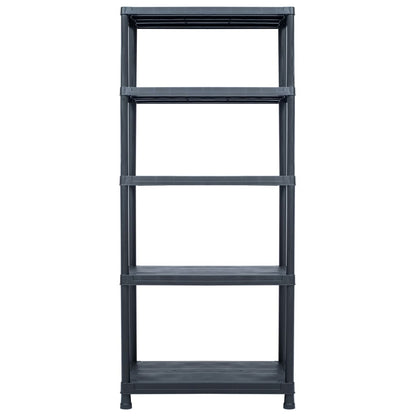 Lagerregal Schwarz 500 Kg Kunststoff