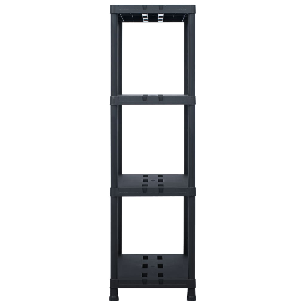 Lagerregal Schwarz 220 Kg Kunststoff