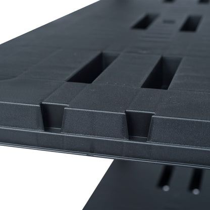 Lagerregal Schwarz 220 Kg Kunststoff