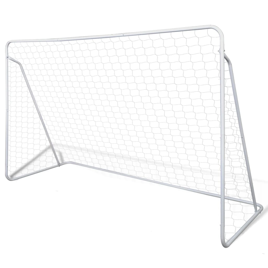 Fußball-Tornetze 2 Stück 240 X 90 X 150 Cm Stahl