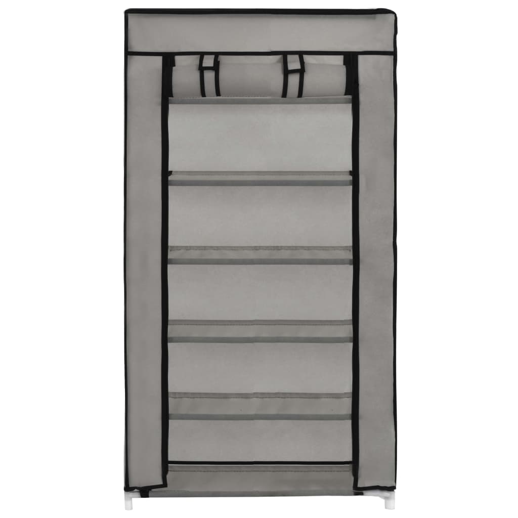 Schuhschrank Mit Abdeckung 58 X 28 X 106 Cm Stoff