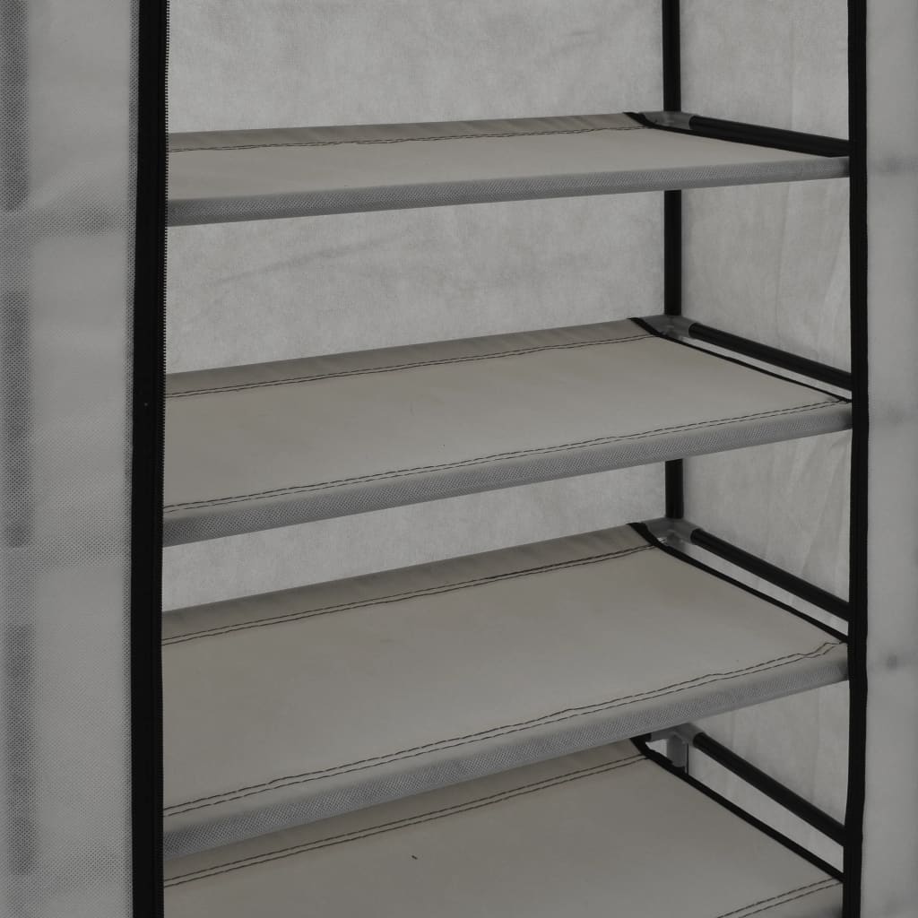 Schuhschrank Mit Abdeckung 58 X 28 X 106 Cm Stoff
