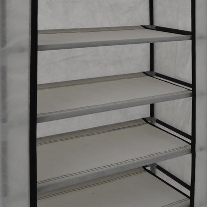 Schuhschrank Mit Abdeckung 58 X 28 X 106 Cm Stoff