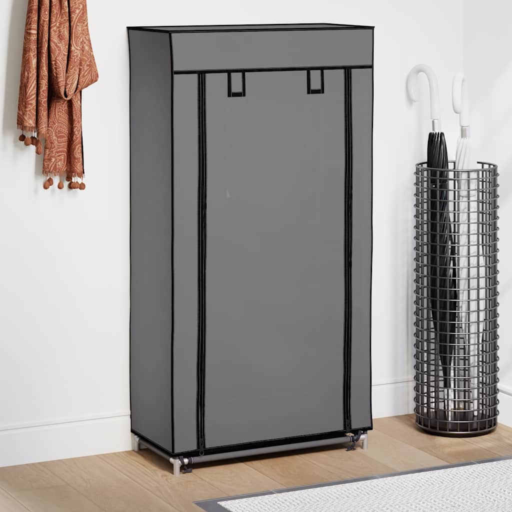 Schuhschrank Mit Abdeckung 58 X 28 X 106 Cm Stoff