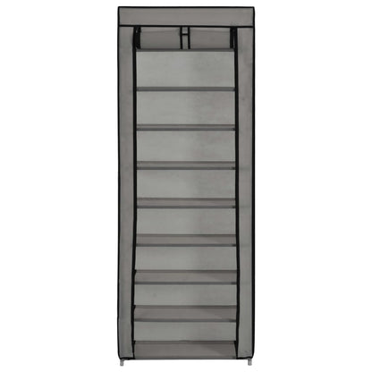 Schuhschrank Mit Abdeckung 57 X 29 X 162 Cm Stoff