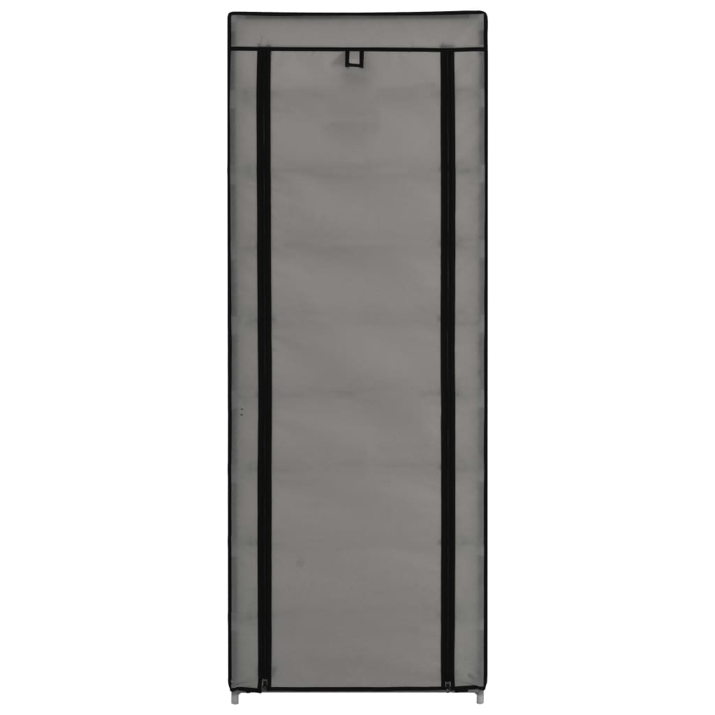 Schuhschrank Mit Abdeckung 57 X 29 X 162 Cm Stoff