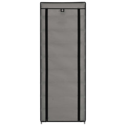 Schuhschrank Mit Abdeckung 57 X 29 X 162 Cm Stoff
