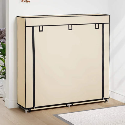 Schuhschrank Mit Abdeckung 115 X 28 X 110 Cm Stoff