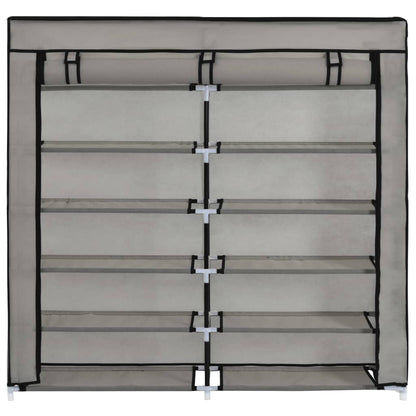Schuhschrank Mit Abdeckung 115 X 28 X 110 Cm Stoff