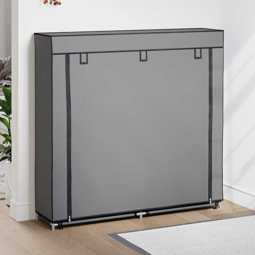 Schuhschrank Mit Abdeckung 115 X 28 X 110 Cm Stoff