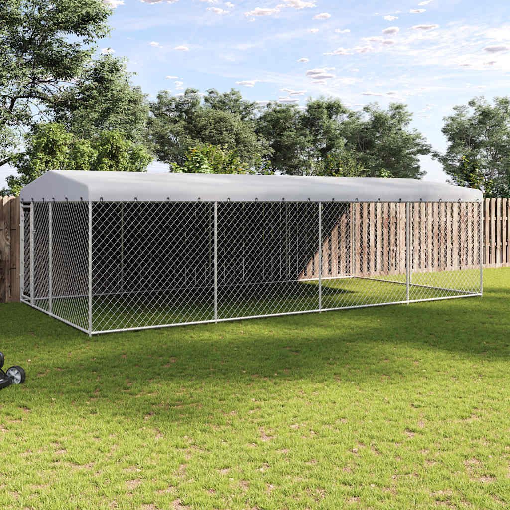 Outdoor-Hundezwinger 7,6X3,8X1,9 M