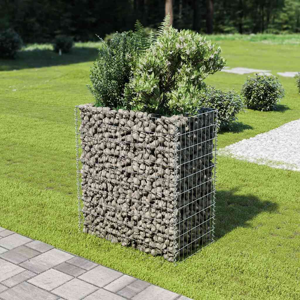 Gabionen-Hochbeet Verzinkter Stahl 50×50×50 Cm