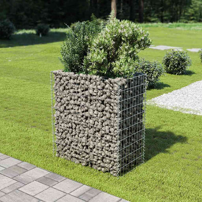 Gabionen-Hochbeet Verzinkter Stahl 50×50×50 Cm