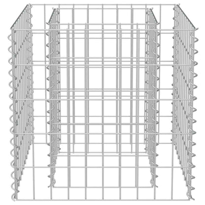 Gabionen-Hochbeet Verzinkter Stahl 50×50×50 Cm