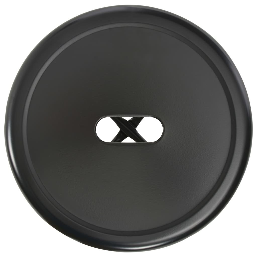 3-Teiliges Bar-Set Stahl Schwarz